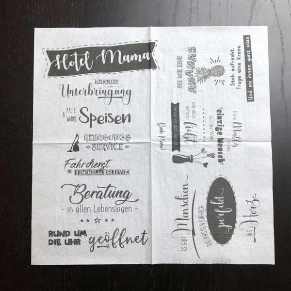 Serviette "Hotel Mama" – Bild 2
