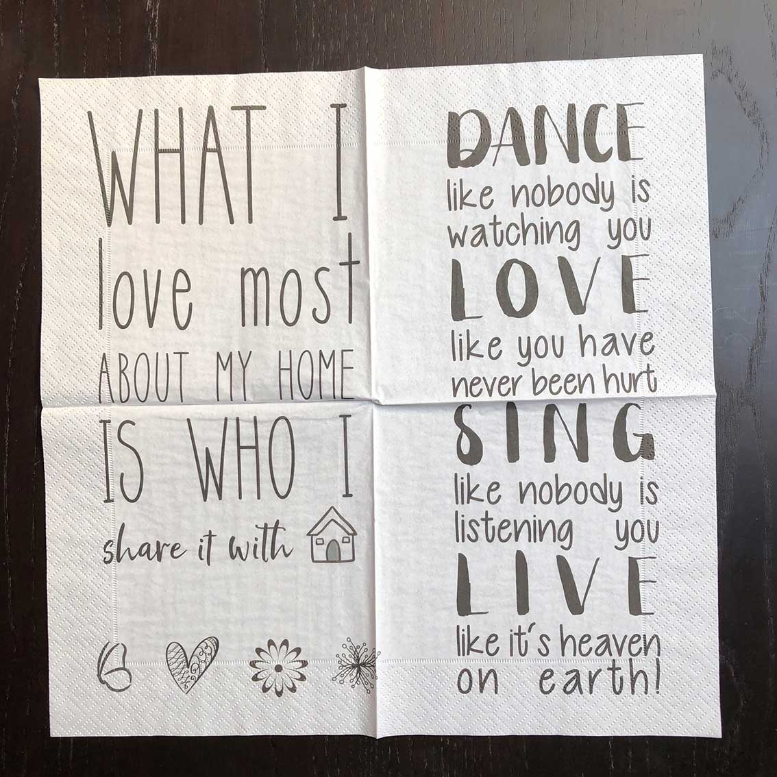 Serviette "Dance" – Bild 2